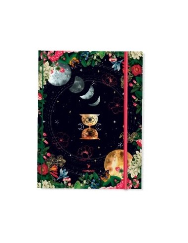 Cuaderno 16x21 T-dura C-elast  Bullet Journal 104hjs C160en Nor-pac