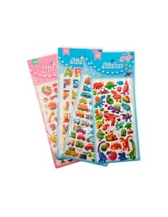 Stickers C-relieve Abc-numeros-unicornio-dino-vehiculos 22716-22717-22718-22719-22720-24061-24065-27315 Col01