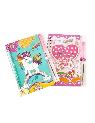 Libreta Fantasia C-boligrafo 600108-600119-519808-519813 Pen01