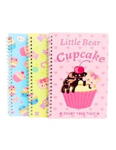 Libreta 15x21 Anillado Diseno Surt  25701-25704  Bb-40054 Sf01 Col01