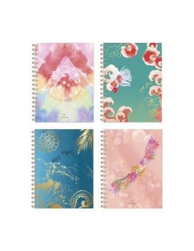 Cuaderno C-esp  15x21 80hjs Raya Fantasia 9130-9140-9120-9110r Nor-pac