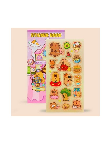 Album De Stickers X6 Hojas Capybara 42241 Sf01