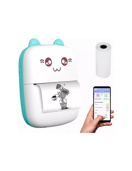 Mini Impresora Termica C-bluetooth Animada Be50001 Vsk01 Sf01