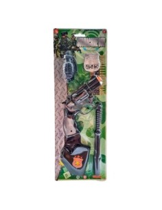 Set Militar C- Pistola 4 Accesorios Sd19784 Pk01