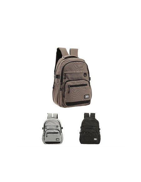 Mochila 45x31x12cm Owen Poliester C- 2 Divisiones Principales Y 2 Bolsillos Frontales Con Cierre  Bolsillos Laterales  Asa Su