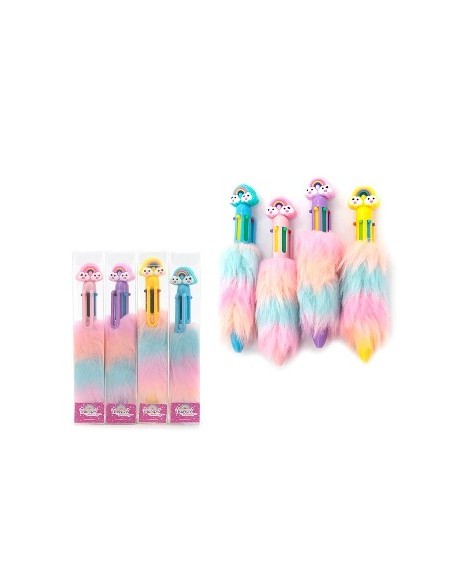 Boligrafo 6 Colores En 1 C-peludo Multicolor Mod  Surt 1511615114-15115  Ns370288 Pk01 Tar02