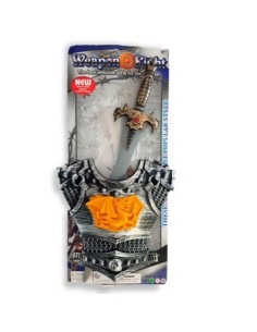 Set Medieval Espada 53cm + Escudo Dragon En Blister 60168 53329 Seb01