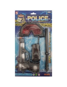 Pistola Policia C-mascara Y Acces  Blister 50776 Seb01