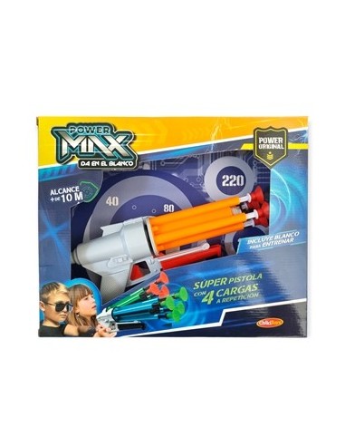 Pistola Lanza 4 Flechas Power Max J3000 Chiki