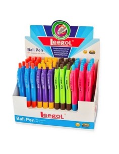 Boligrafo Azul Retractil Leegol Vision Touch 515219 515236 Pen01 -b24-