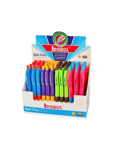 Boligrafo Azul Retractil Leegol Vision Touch 515219 515236 Pen01 -b24-