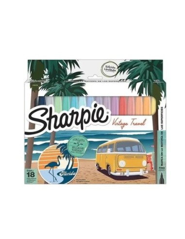 Marcadores X18 Vintage Sharpie Caja 2152178 New02