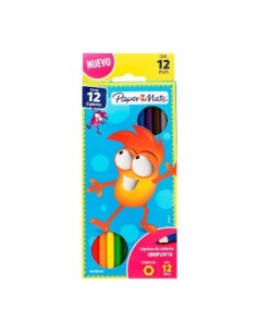 Lapices Color  X12 Largos Paper Mate G10411 New02