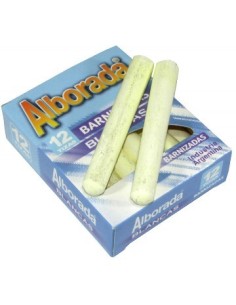 Tiza Blanca X12 En Caja Alborada 518-05 -b12-