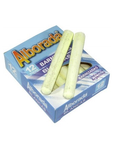 Tiza Blanca X12 En Caja Alborada 518-05 -b12-