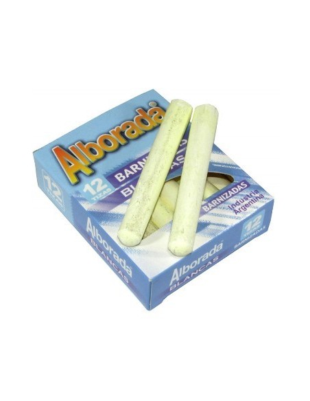 Tiza Blanca X12 En Caja Alborada 518-05 -b12-