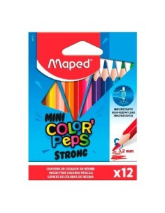 Lapices Color X12 Cortos Mini Maped 862812  Map01 (b12)