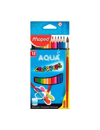 Lapices Color X12 Largos Acuarelables Maped 836011 Map01 -b12-