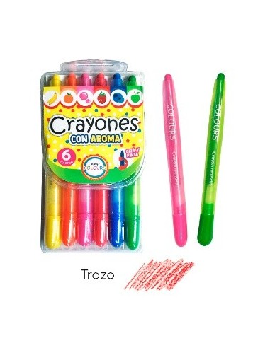 Crayones Rect X6 C-aroma Colours 17730 Col01