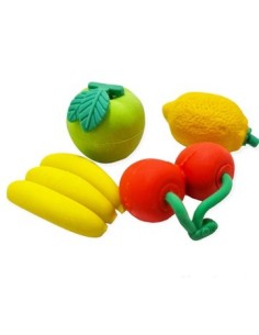 Goma Borrar Fantasia X3-4 Borrar C-forma Fruta-comida En Bolsa Pvc 514142-514143 Pen01