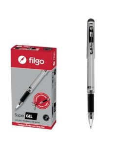 Boligrafo Roller Gel Negro 1 0mm Filgo Sg10-c12-001 Fil01 -b144-