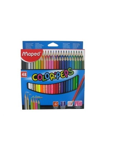 Lapices Color X48 Largos Maped 832048  Map01 -b6-