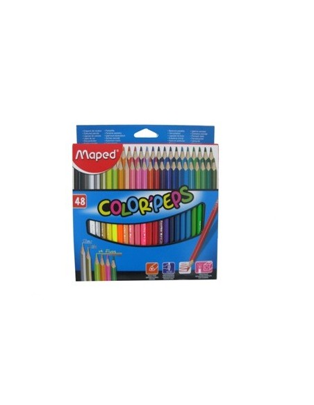 Lapices Color X48 Largos Maped 832048  Map01 -b6-