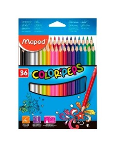 Lapices Color X36 Largos Maped 832017 Map01 -b12-
