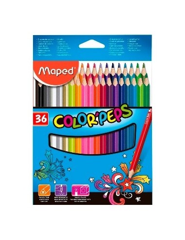 Lapices Color X36 Largos Maped 832017 Map01 -b12-