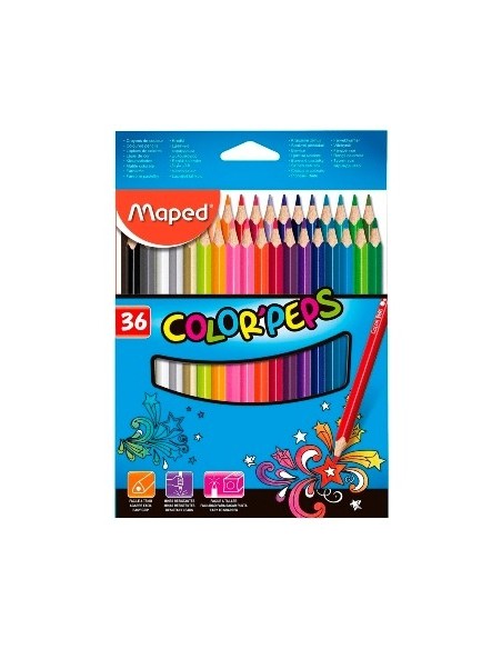 Lapices Color X36 Largos Maped 832017 Map01 -b12-