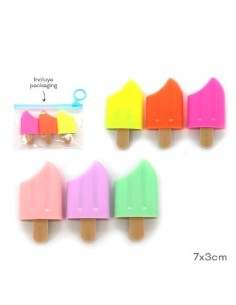 Resaltador X3 Mini Pastel-fluo Helado-oval 17174-17175 Tar02