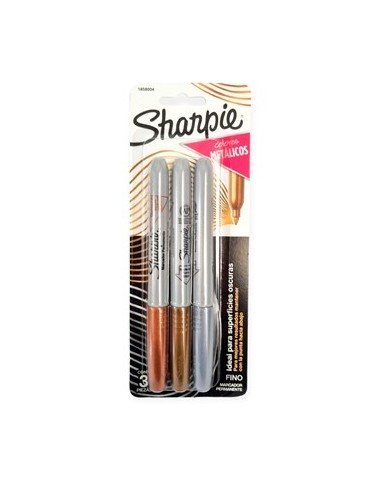 Marcadores X3 Metalicos Sharpie 1858004 New02