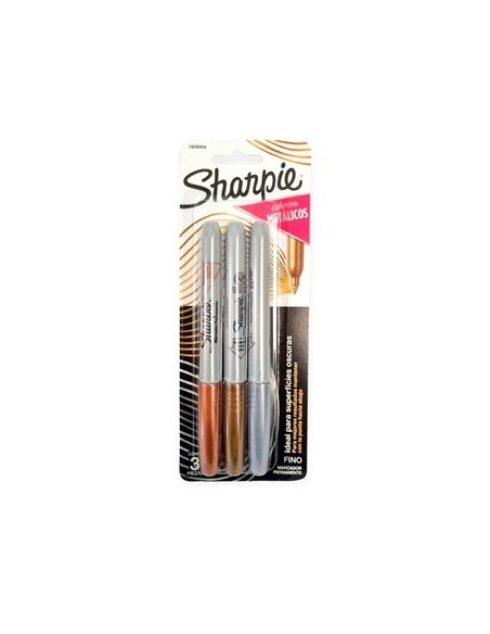 Marcadores X3 Metalicos Sharpie 1858004 New02