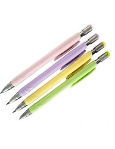 Portamina 2.0mm Col. Pastel-negro Transp. 23323-23324 Col01