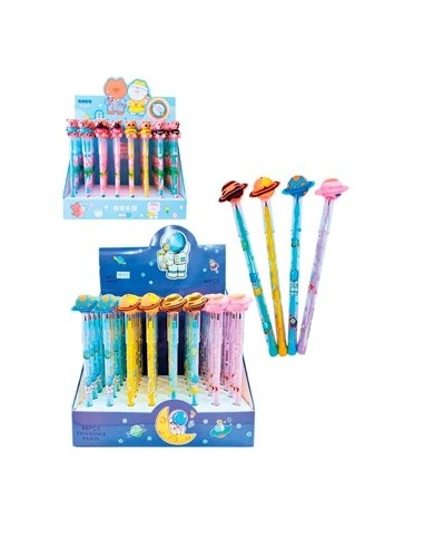 Lapiz Puntas Intercambiables C/goma Osito/planeta 27586/27591 Col01 (f)