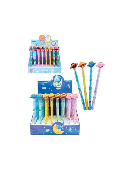 Lapiz Puntas Intercambiables C/goma Osito/planeta 27586/27591 Col01 (f)