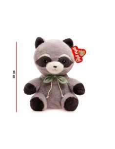 Animales 30cm Mapache Zorro Vaca C/mono 8235 8234 8230 8231 8232 Phi Phi 2