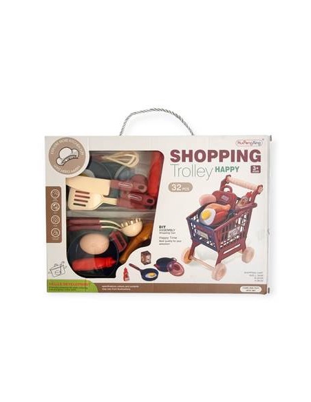 Carro De Supermercado 32 Piezas 16x22x26 Ju0011 Pri02