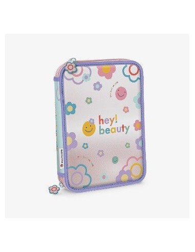 Cartuchera 2 Pisso Tornasolada Hey Beauty 5302-14 Mult02