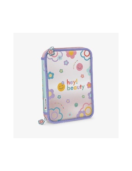 Cartuchera 2 Pisso Tornasolada Hey Beauty 5302-14 Mult02