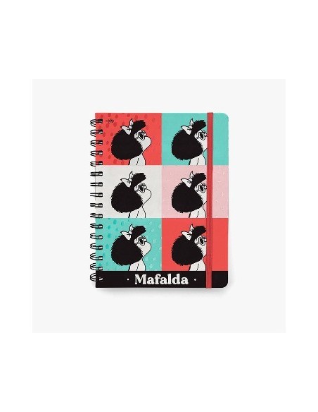 Cuaderno 16x21cm T-d C-espiral Mafalda 4763-15td Mult02