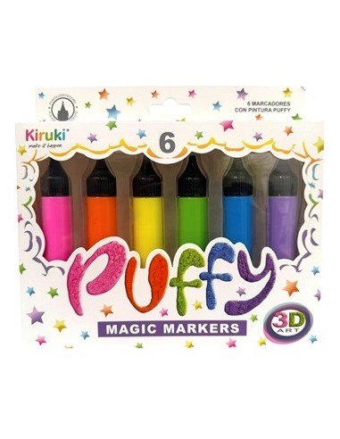 Marcadores X6 Puffy 3d 700009 Kir01