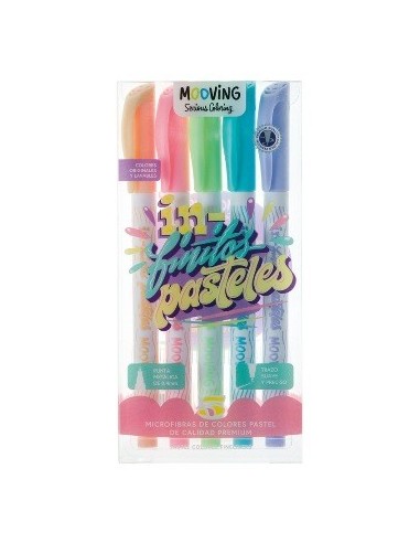 Microfibra X 5 Infinitos Pasteles 3041105 Moo01