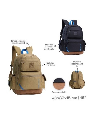 Mochila Discovery 2 Compart 2 Bols 28505 Tar02