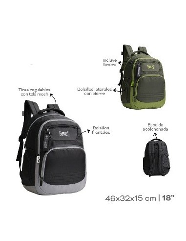 Mochila Everlast 2 Bols 28489 Tar02
