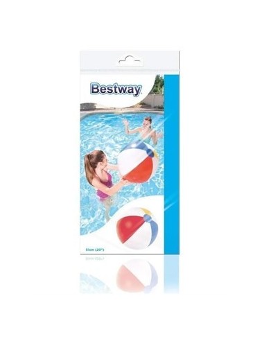 Pelota Playa Rayas 51cm Bestway 1634 31021 Gtm