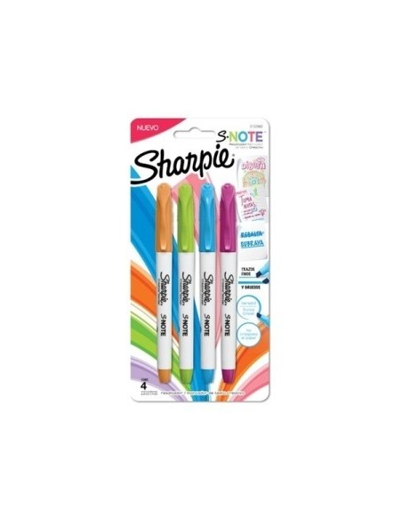 Marcadores X4 S-note Sharpie 2132980 New02