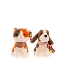 Perro/gato 20cm C/panuelito Sentado 8278 Phi Phi 2