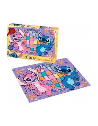 Puzzle 48 Pzas Secreto Stitch C-lupa Tap02