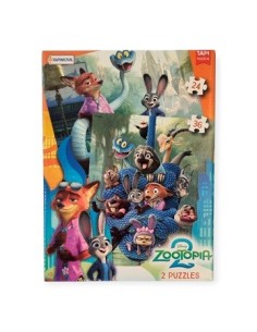 Puzzle X2 Zootopia 24 Y 36 Pzas Dzo01246 Tap02 2